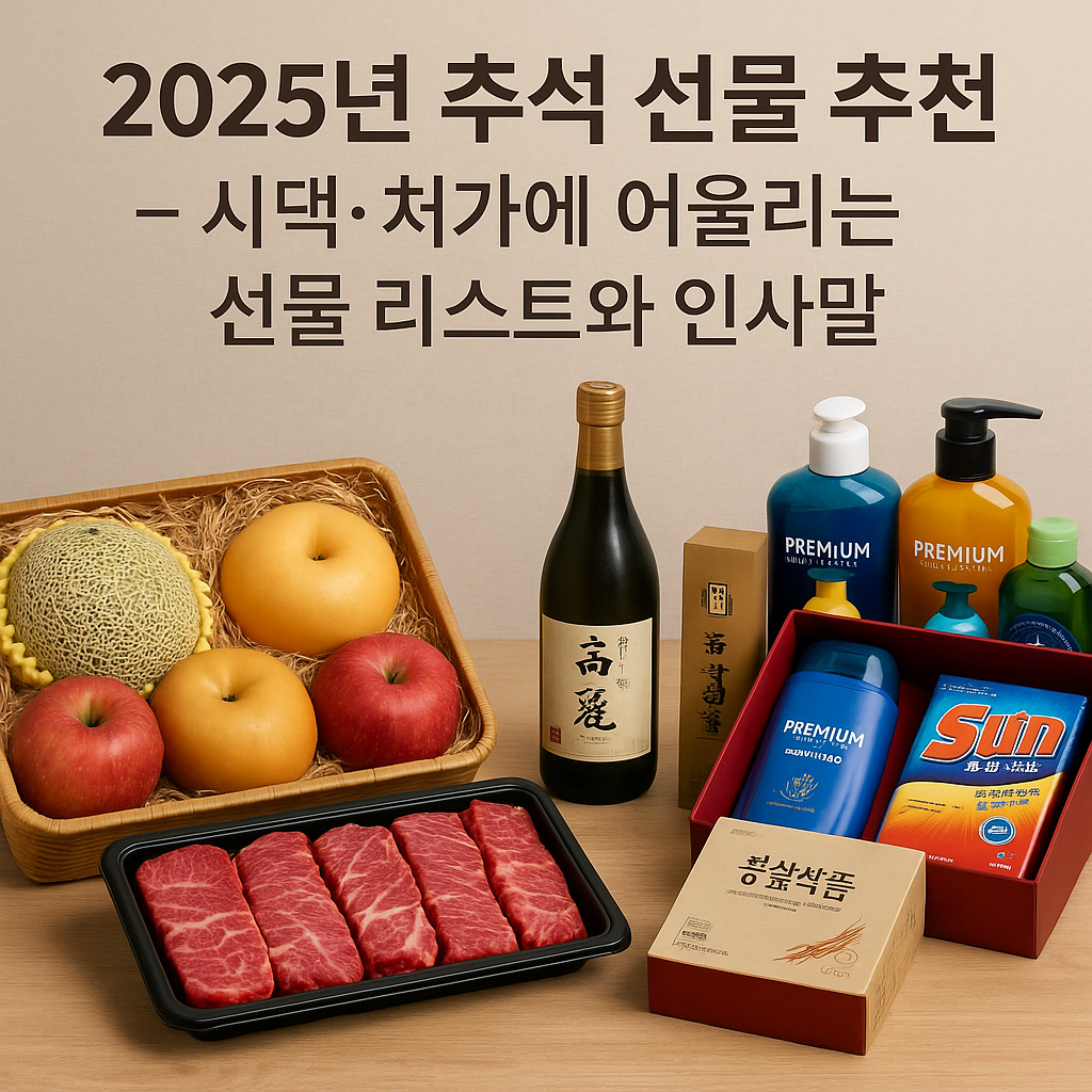 2025 추석선물 추천